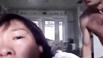 Asian Horny Mom Gets Her Face Full Of Cum