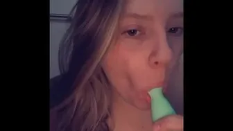 Sucking My Vibrator