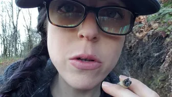 Nerdy Faery Has A Smoking And Pee Fetish