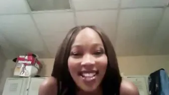 Ebony Strippers Amazed By Webcam