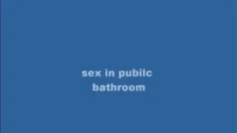 Sex In The Public Bathroom