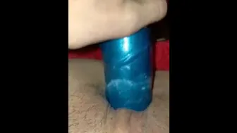 Fighting With My Blue Dildo