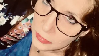 Milf In Glasses Is On Her Knees Sucking Dick