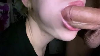 Best, Deepest Blowjob, My Neighbour's Dick Won't Come Out Of My Throat. Gift From A Pretty Woman