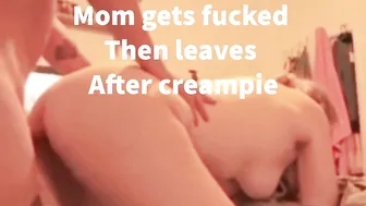 Mom Wakes Up Sneaks In Room And Gets Fucked Doggy And Creampie