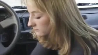 Blowjob In The Car And Cumshot In The Mouth