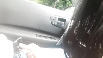 Public Park. Blowjob And Fucked In A Car (Real) Interrupted By Police…