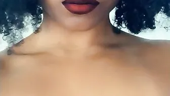 Black Callgirl Shows Chest