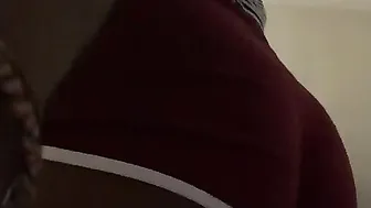 Black Girl Shows Ass