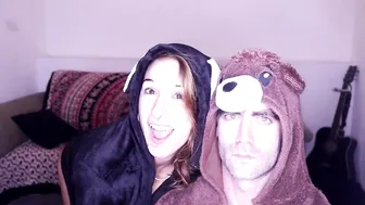 Hoemade Video - Couple Fucking In Animal Pijamas