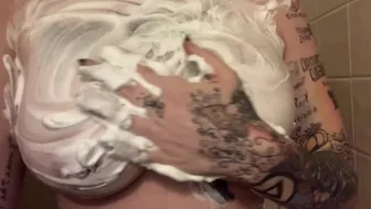 Doing Videos Based Off Of Fetishes Requested. Shaving Cream In The Shower