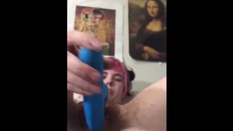 Watch Me Shove A Vibrator In My Pussy Then Cum And Pee A Long Stream