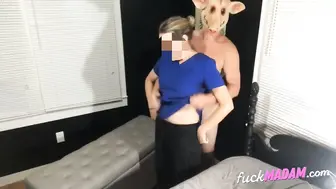 Dirty Old Bastard Pig-Man Has His Way With Sweet Innocent Milf Nurse After