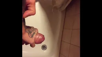 Yeah Lullu Gun Is Pissing And Helping Me To Pee With A Hard Dick