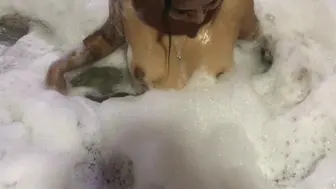 A Bubble Bath And A Penis To End The Day In Style