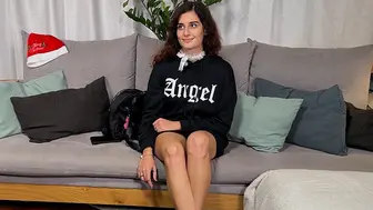 Teen Couch Casting Ends With Anal Creampie