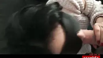 Submissive Amateur Asian Gives Blowjob