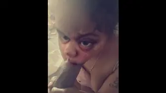 Troll Cosplay Big Dick Blow Job Swallow Spits