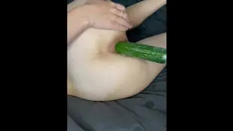 Cucumber In The Ass Without Preparation Turned Out To Be Painful