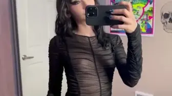 Goth Babe Nip Slip Video Collection. A Must Watch