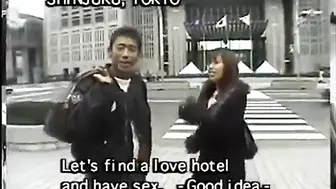 Japanese Couple's Hardcore Session In A Love Hotel