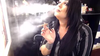 Milf Smoking Diamond Cigar