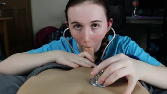 Girlfriend Cosplays As A Nurse… Gives 'Exam