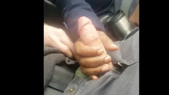 Amateur Handjob In The Car