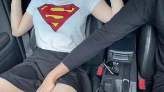 Stepbro Fingering Me While He Drive - 4K