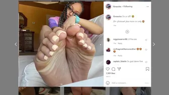 Librasoles Ebony Wrinkled Soles Feet Model Review