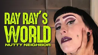 Ray Ray Xxx Is Dragged Into The Neighbors House Before She Humps A Pillow, Sucks A Dildo And Cums