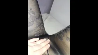 Rubbing My Wet Vagina On My Pantyhose