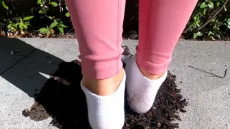 Sexy Muddy White Socks