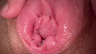 Close Up Pussy Masturbation, Real Orgasm