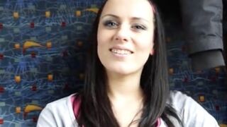 Beautiful Czech Girl Offered Money To Give Blowjob In The Train Xxx Porn Video