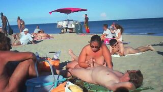 Hot Babes Having Fun At The Beach: Public Beach Compilation Video