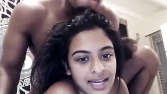 Horny And Lovely Couple Have A First Sex Together In Front Of The Camera