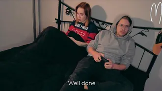 Gamer Dude Finally Gets Horny Enough To Fuck His Girlfriend's Juicy Pussy