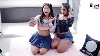 Good Girls Enjoying Lesbian Sex After Trying Out Different Poses In This One