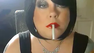 The Gorgeous Bbw Mistress Tina Snua Is Smoking A Cigarette In A Fetish Clip