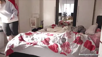 Booty Ass Girl Wakes Up Her Man With A Wet Dream And Gives Him A Hard Fuck