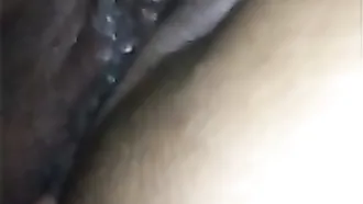 Watch Me Plowing Her Black Little Asshole In Close Up