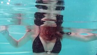 Sexy Underwater Redhead Nikita Vodorezova