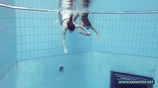 Katrin And Lucy Big Tits Underwater