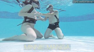 Minnie Manga Takes Dick Underwater