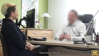 Loan4K. Lussy Sweet Passe Avec Succes Le Casting D'un Agent De Crédit