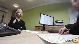 Loan4K. Sex Casting Is Performed In Loan Office By Naughty Agent