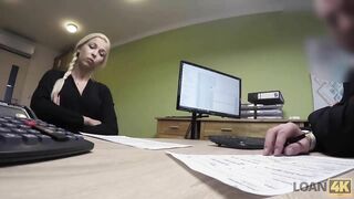 Loan4K. Adorable Miss Has Spontaneous Sex For Cash With Loan Manager