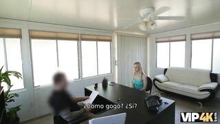 Vip4K. Hombre Toma Cámara Y Organiza Casting Porno En Agencia