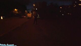 Public Agent Katarina Rina Fucked Doggystyle At Night In The Woods